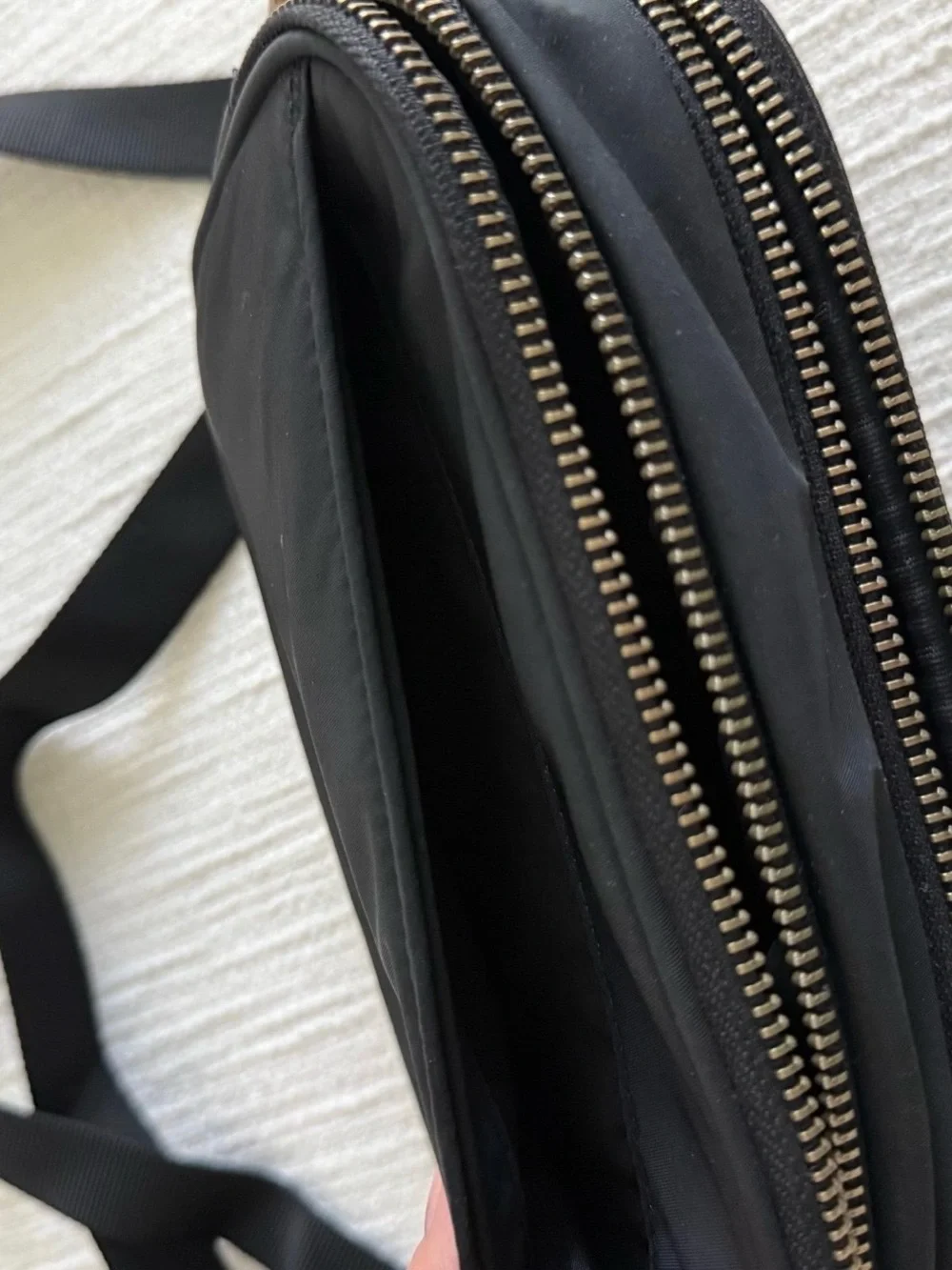 lululemon athletica Black Nylon Crossbody Bag